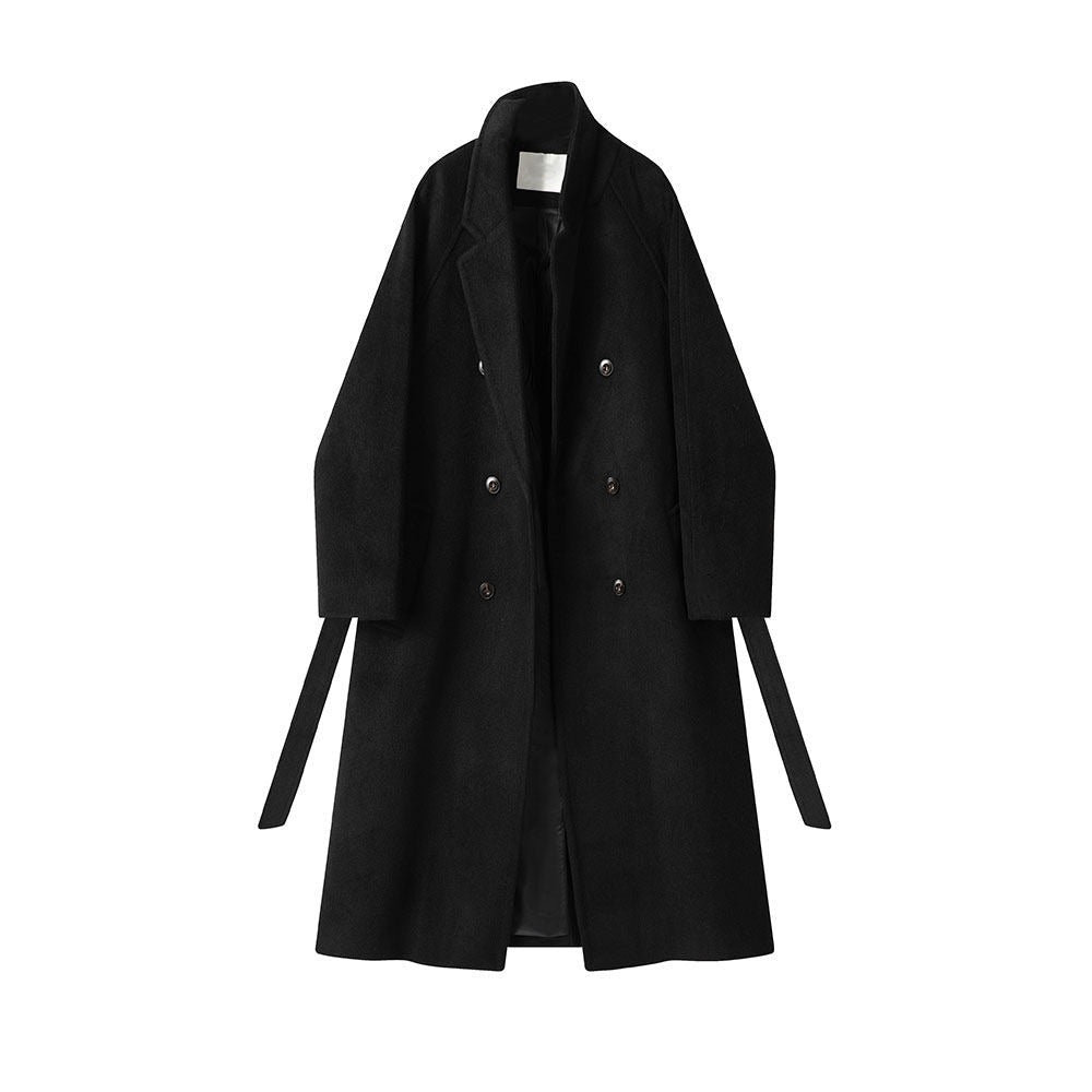 Double Breasted Wool Coat for Women - Lucia
