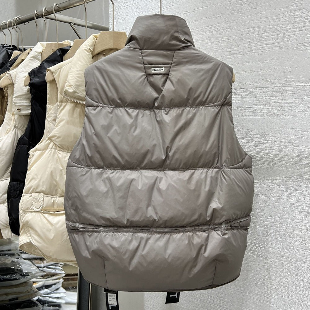 Sleeveless Puffer Vest Jacket for Women - Soraya
