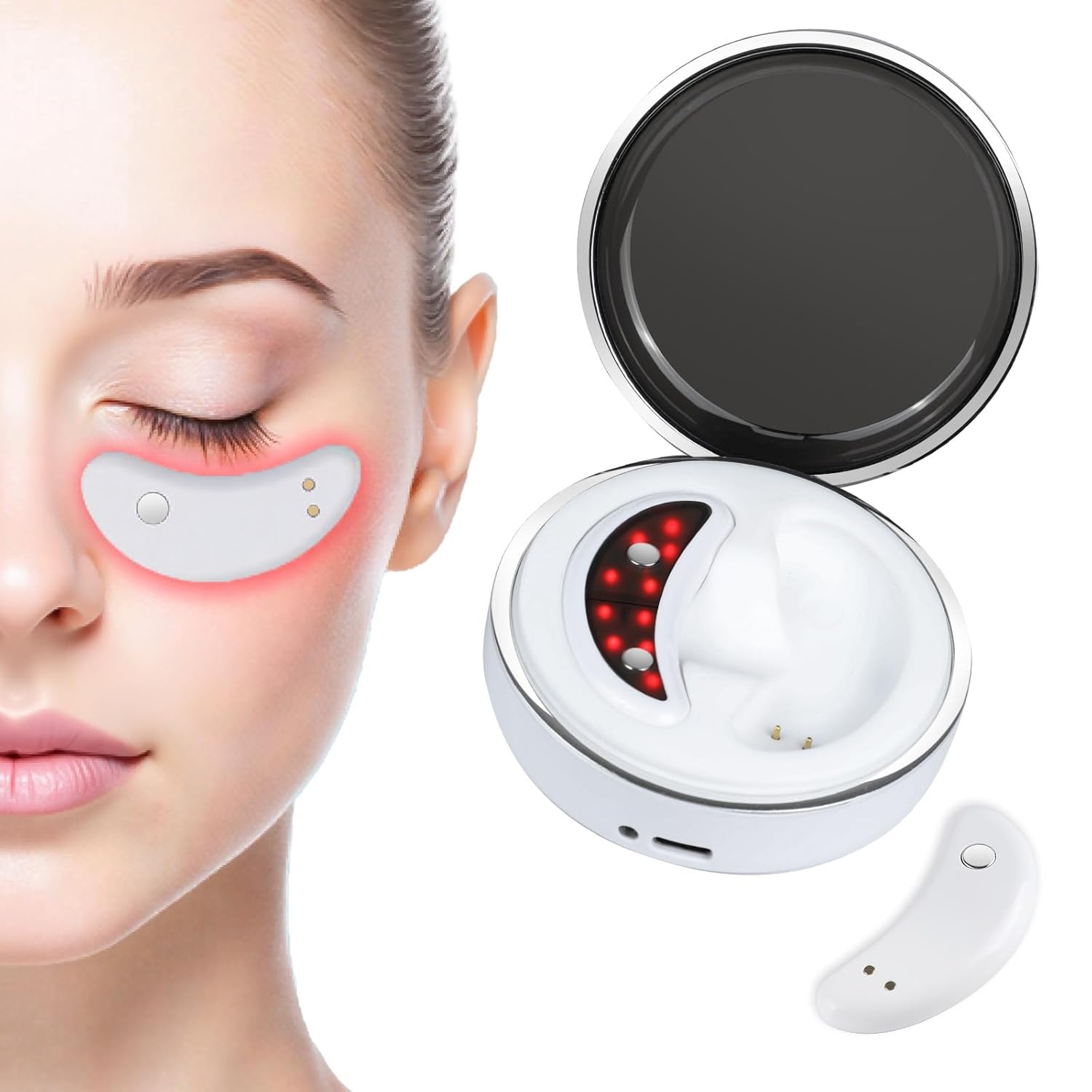 Red Light Therapy Device for Reducing Dark Circles and Puffiness