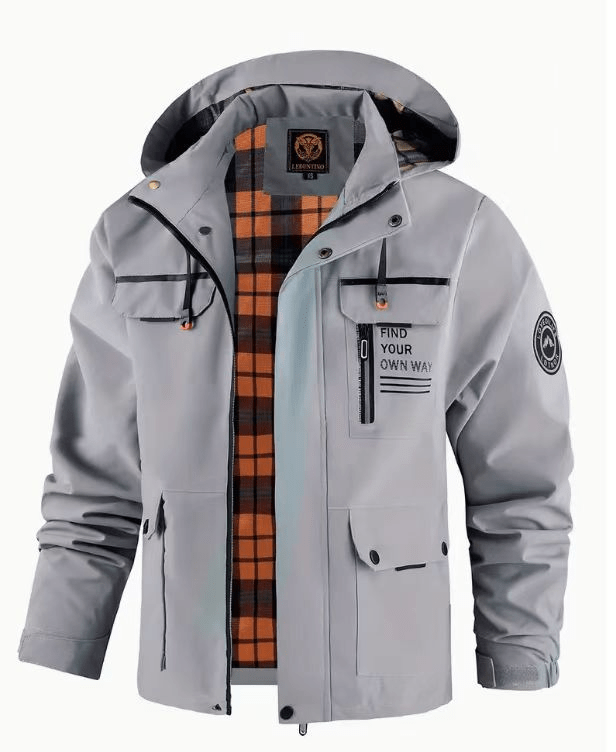 Men's Large Pockets Jacket | Hooded