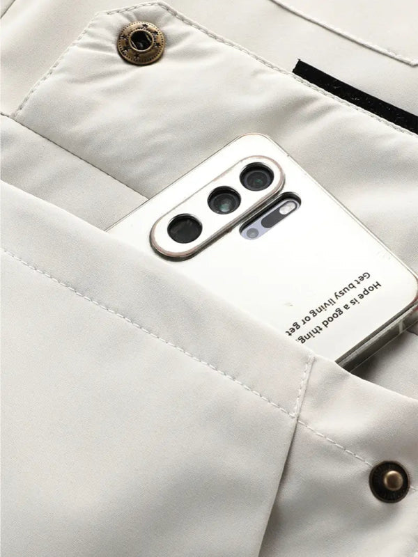 Men's Large Pockets Jacket | Hooded