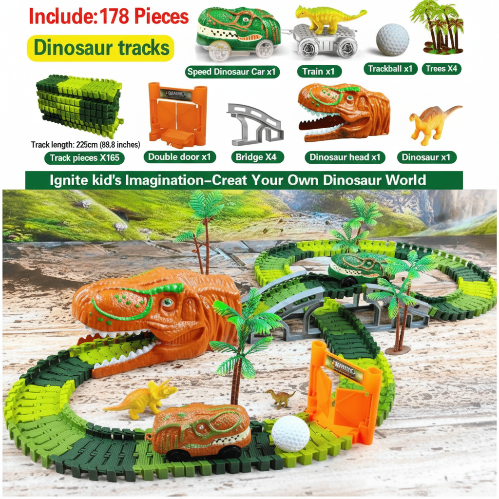 Express Train – Dinosaur Adventure for Creative Play