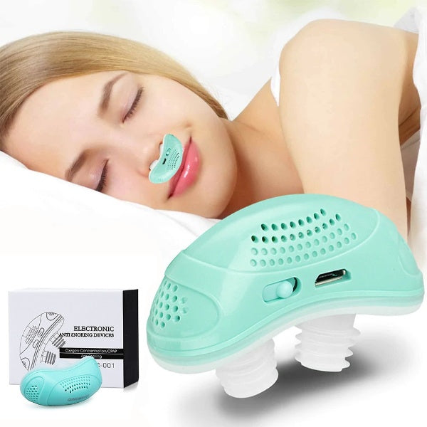 Portable Micro CPAP Device for Sleep Apnea and Snoring Relief - CPAP Alternative