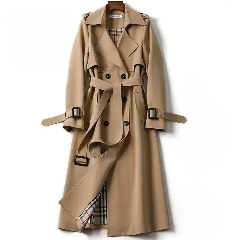 Women's Belt Trench Coat | Windproof