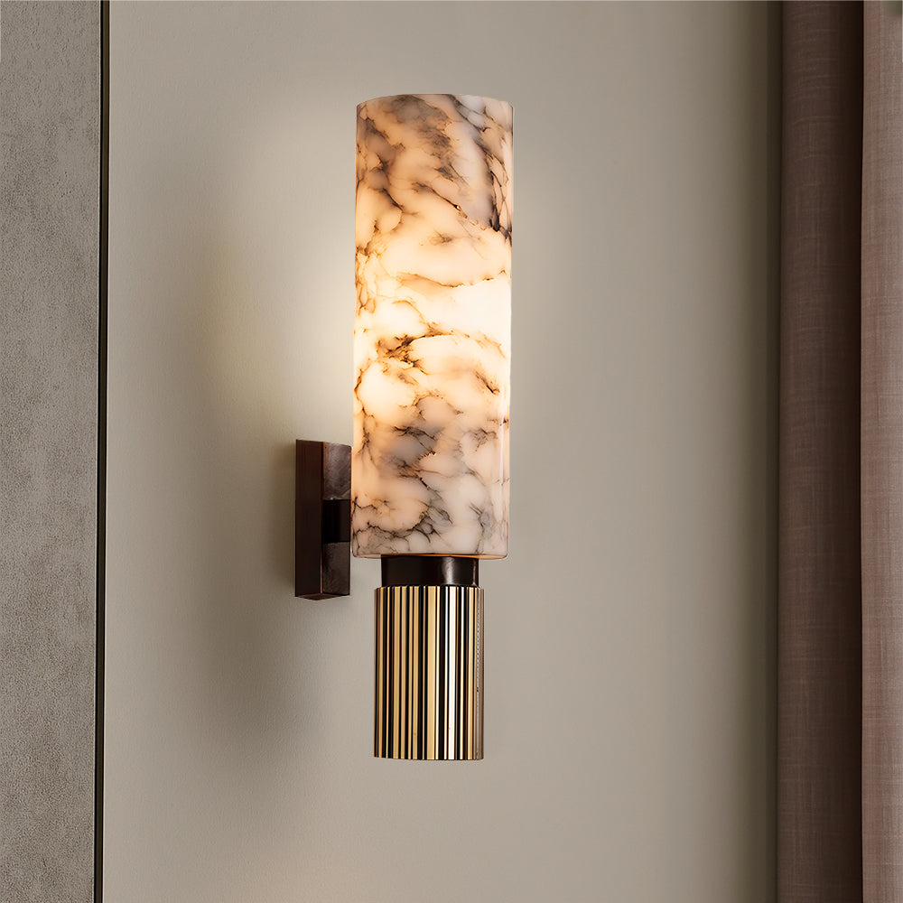 Wall Copper Stone Light | Retro