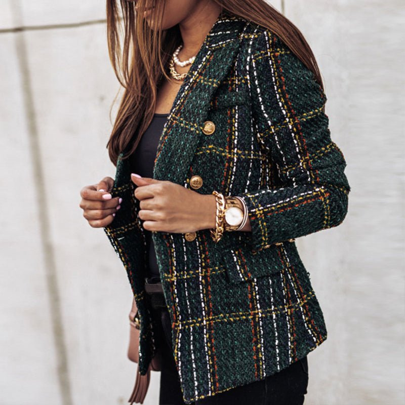 Women's Check Blazer | Classic