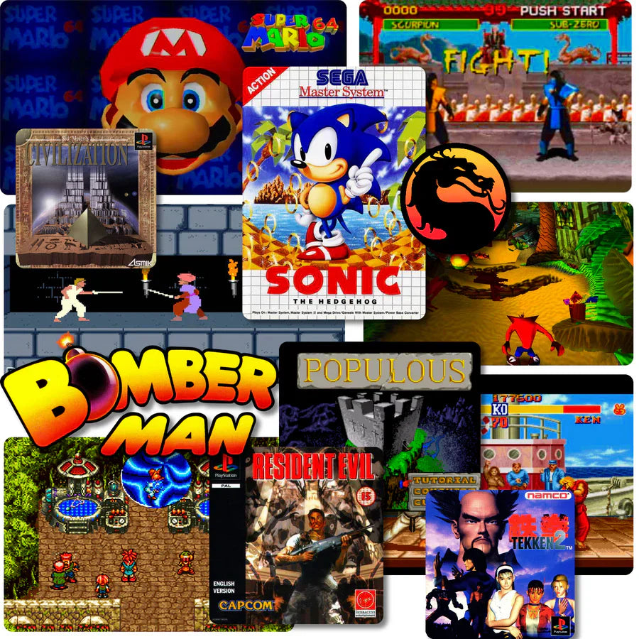Retro Gaming Console 64GB with 2 Controllers - Over 20,000 Games