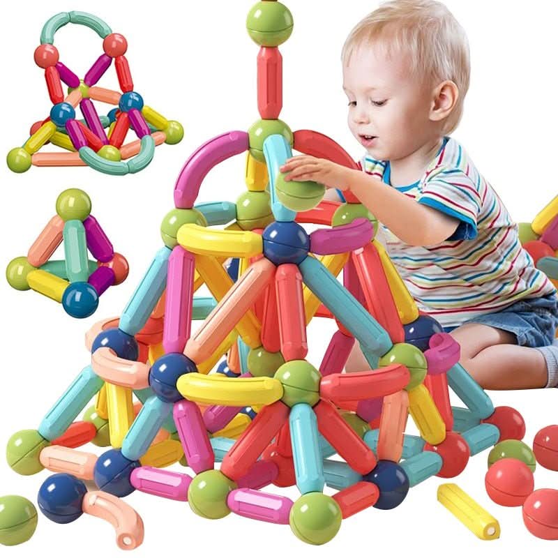 Magnetic Creative Sticks for Imaginative Building