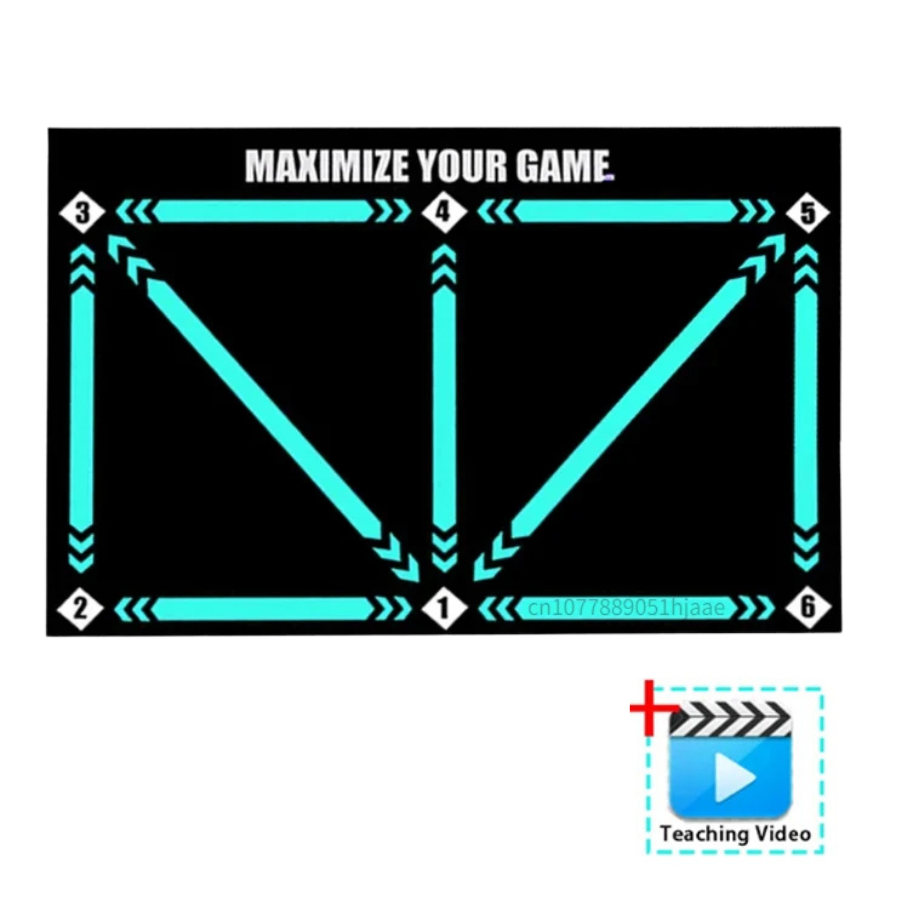 Professional Football Training Mat and Video Coaching Program