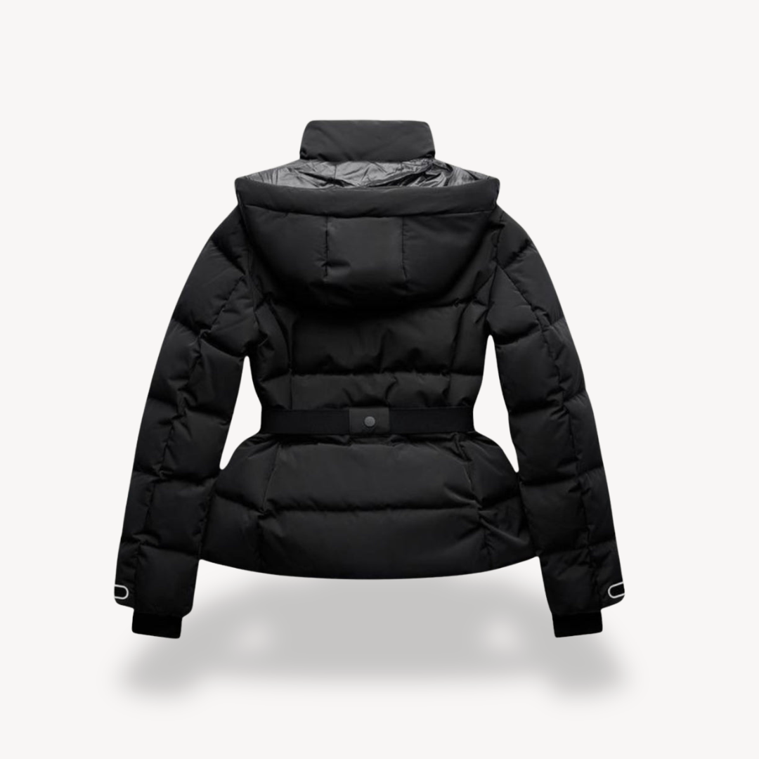 Women's Belted Puffer Jacket | Waterproof