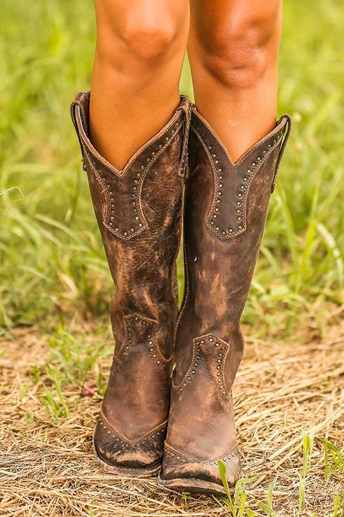 Women's Chunky Heels Boots | Rivet