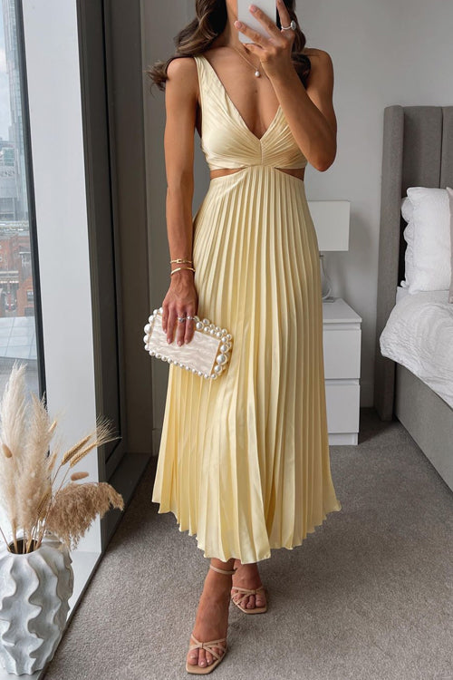 Party V-Neck Loubei Dress | Long