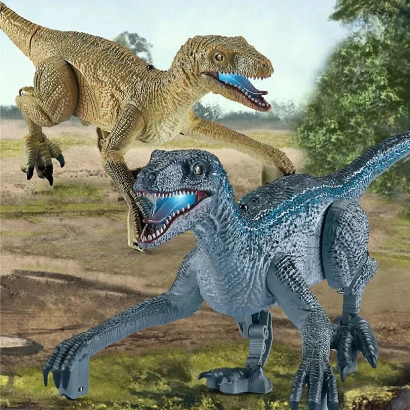 Interactive Dinosaur Toy with Light & Sound for Prehistoric Fun