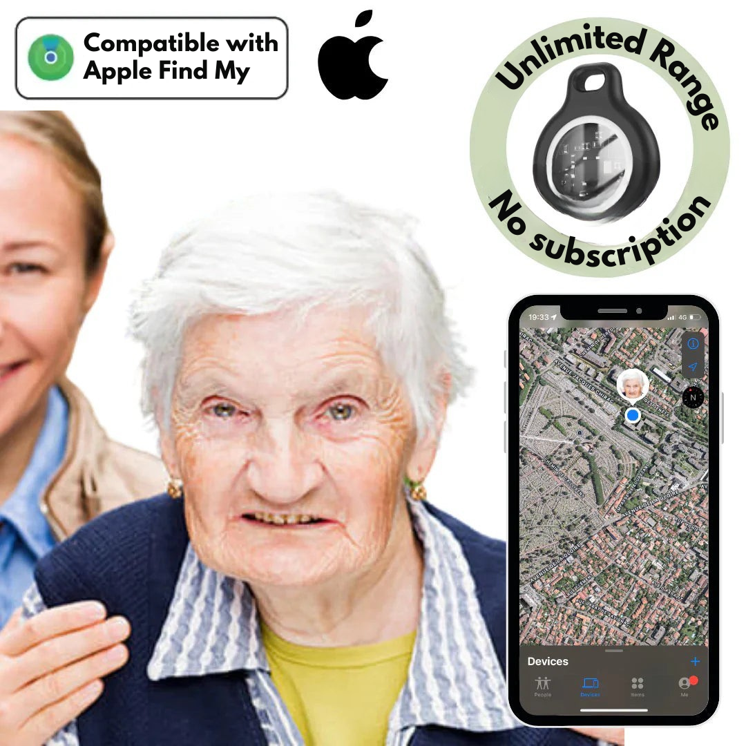 Waterproof Real-Time GPS Tracker for Seniors with No Subscription Fees