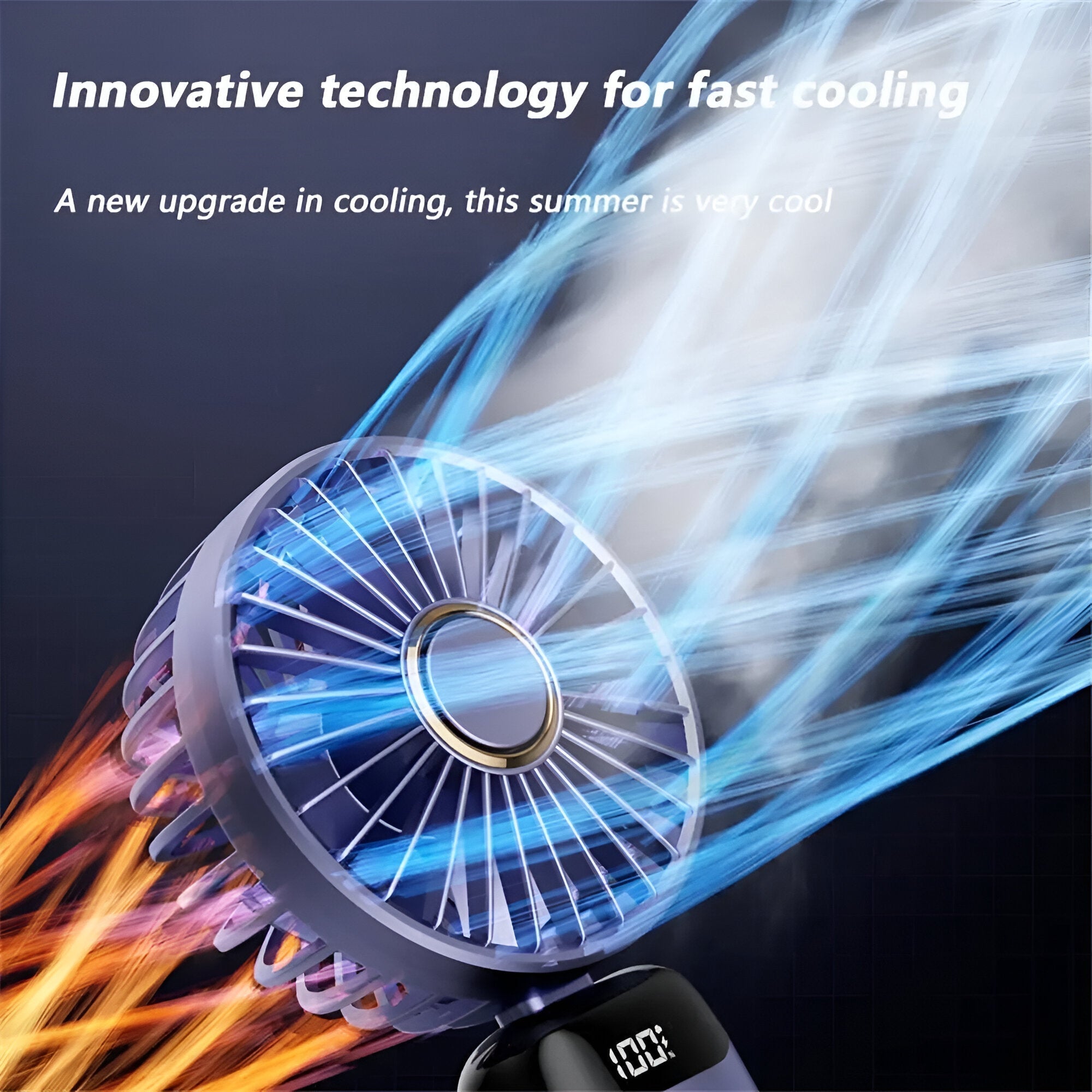 Rechargeable Handheld Mini Fan for Instant Cooling