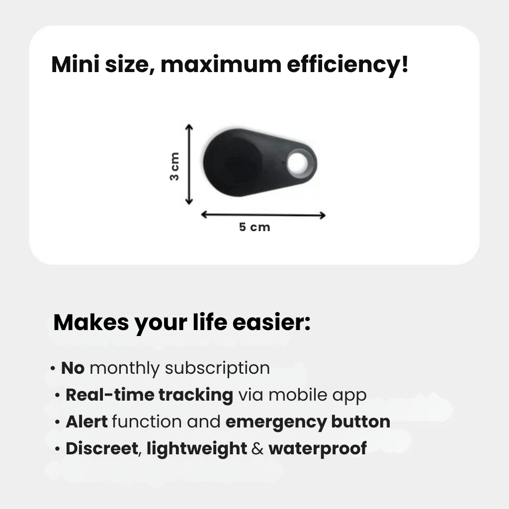 Waterproof Child GPS Tracker with Live Location & SOS Features