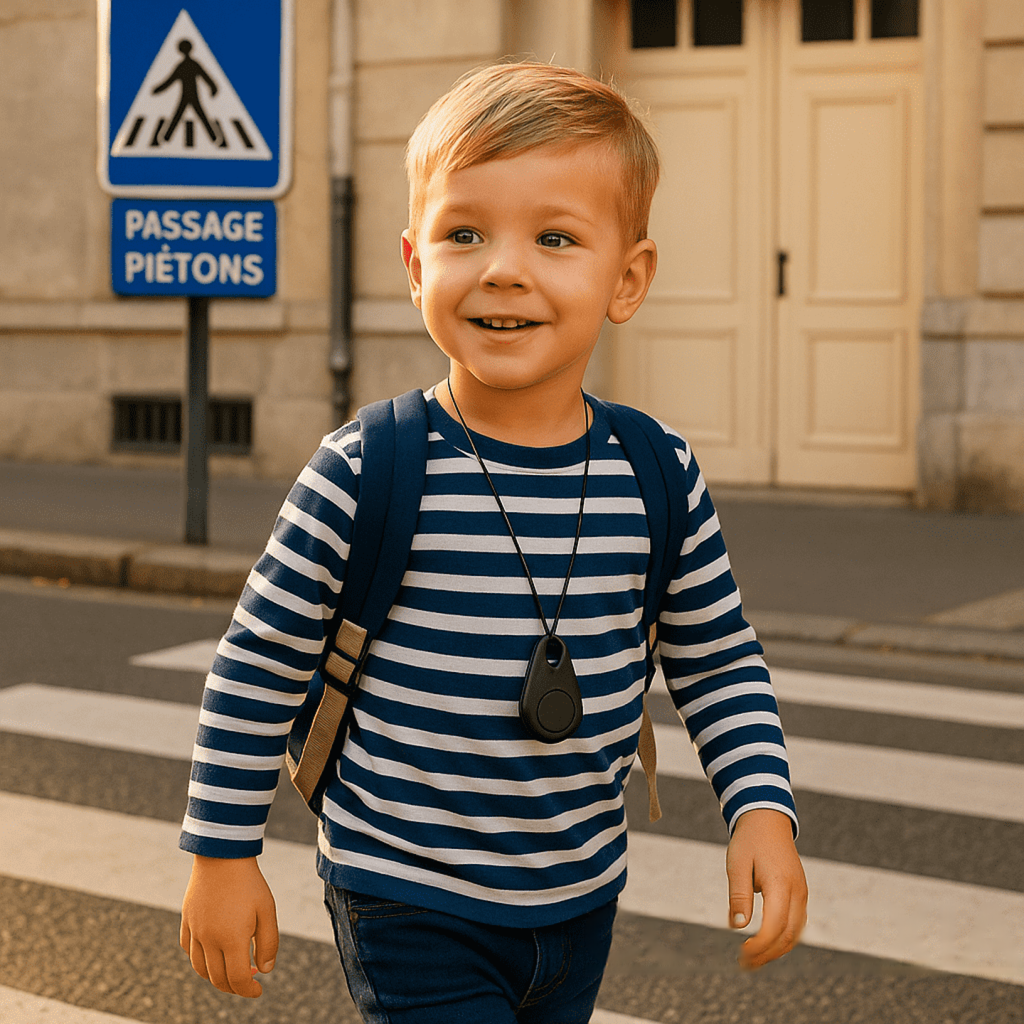 Waterproof Child GPS Tracker with Live Location & SOS Features