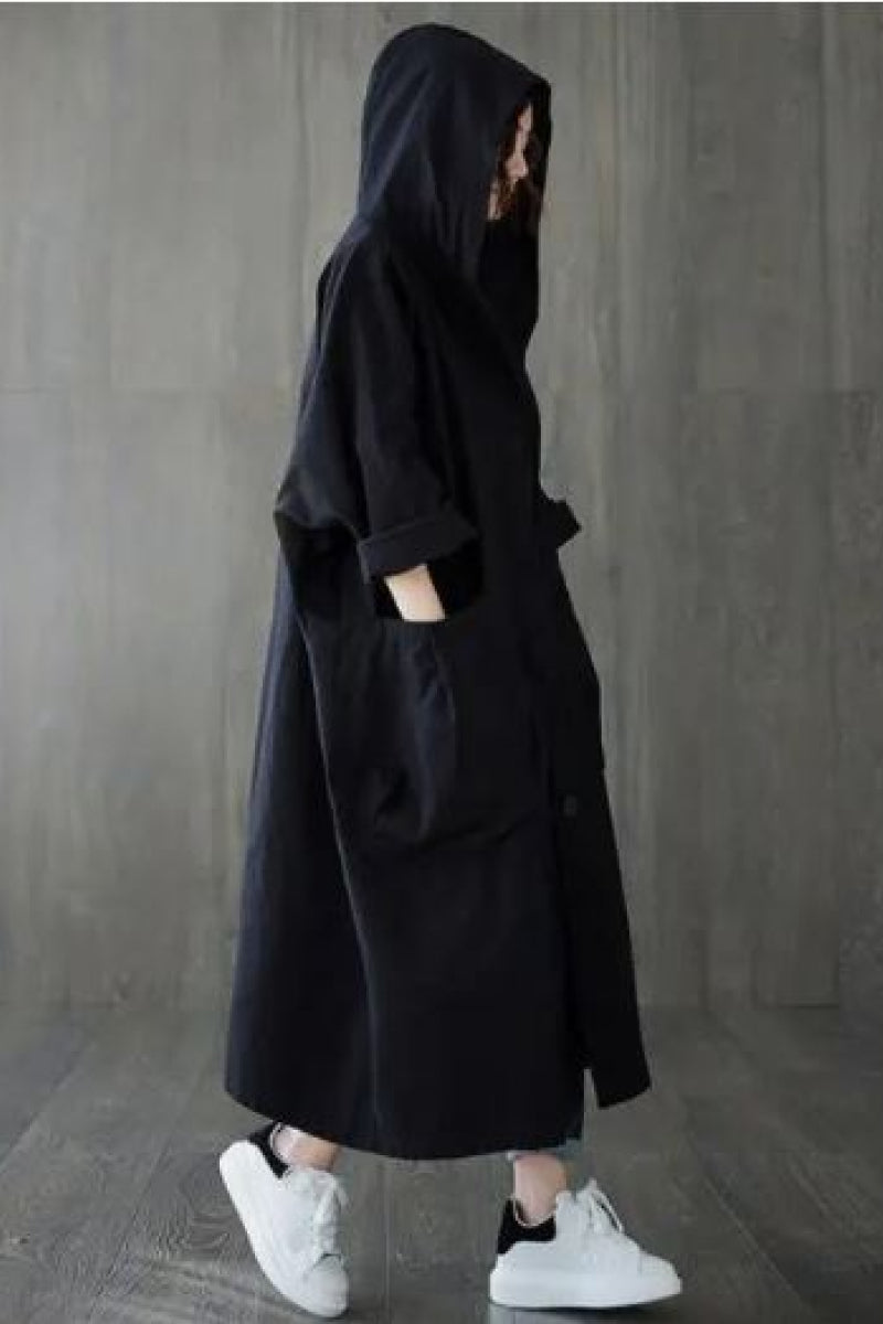 Women's Loose Coat | Large Pockets
