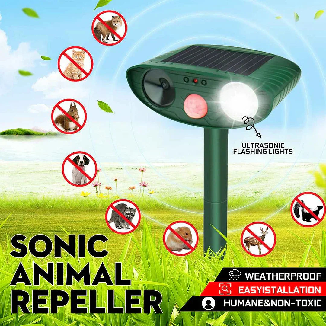 Ultrasonic Deer Deterrent - Eliminate Deer in 48 Hours