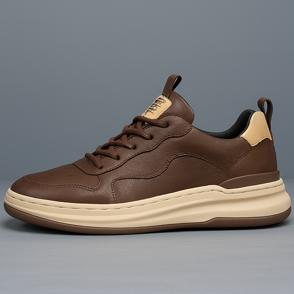 Men's Leather Trainers | Leisure