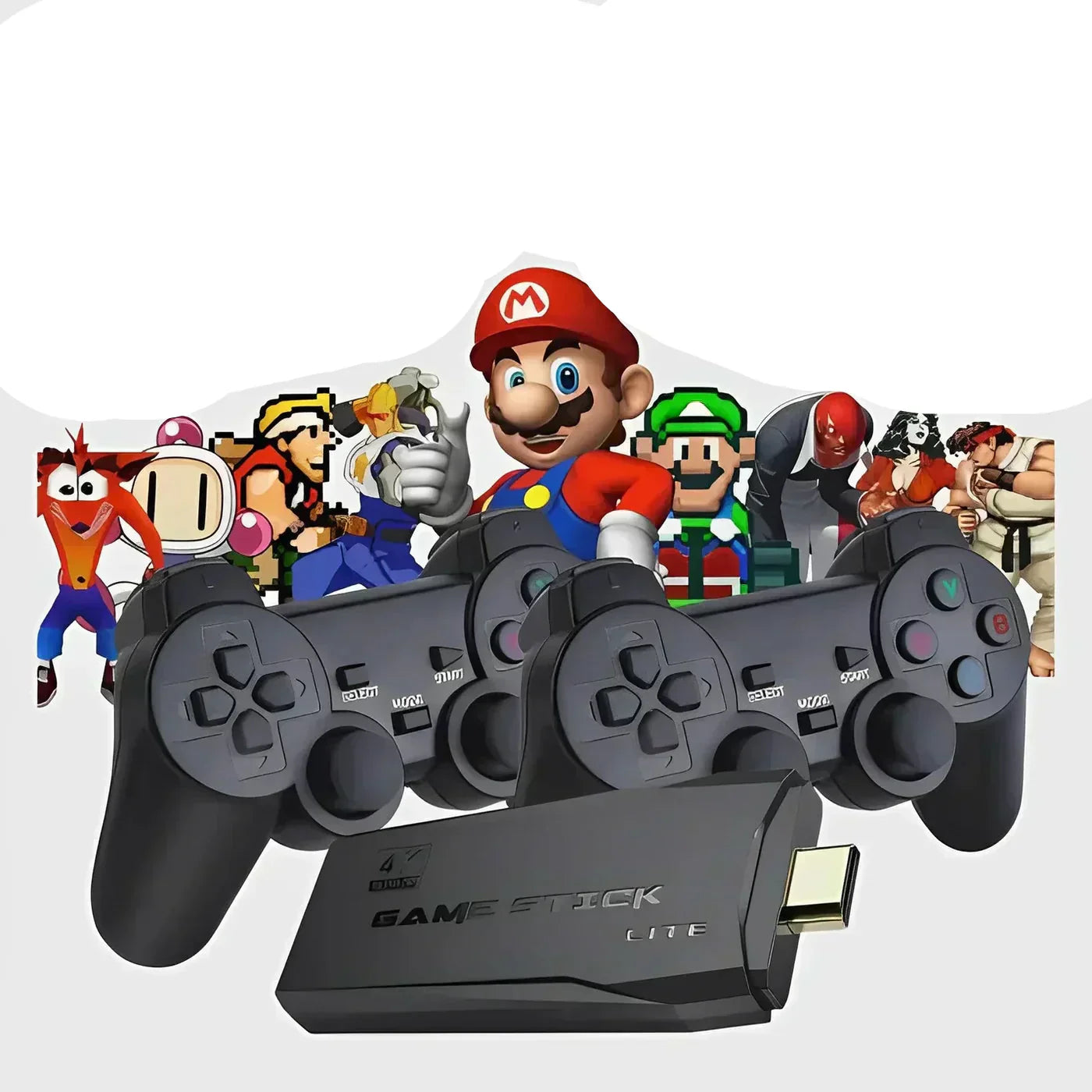 Retro Gaming Console 64GB with 2 Controllers - Over 20,000 Games