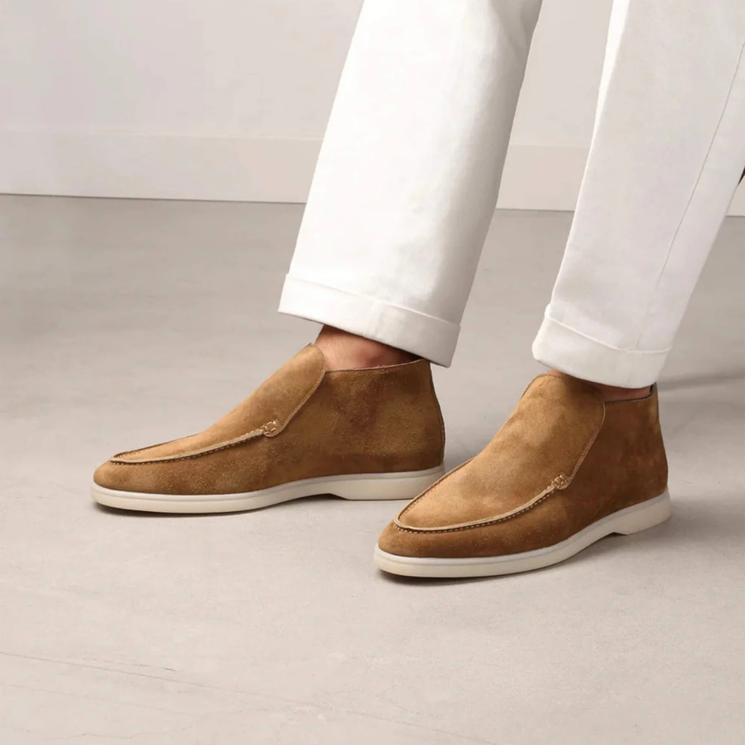 Men's Suede Loafers | Flat