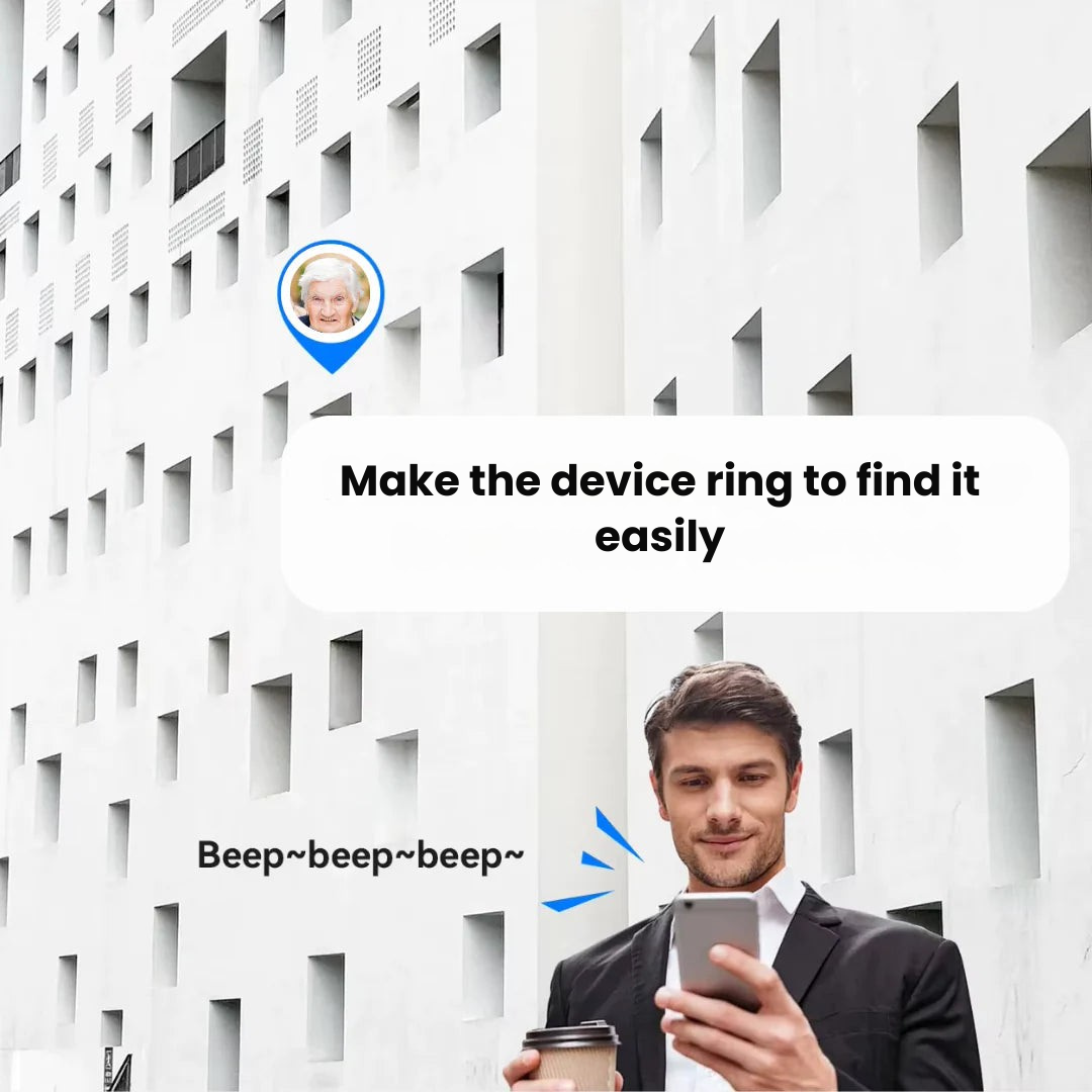 Waterproof Real-Time GPS Tracker for Seniors with No Subscription Fees