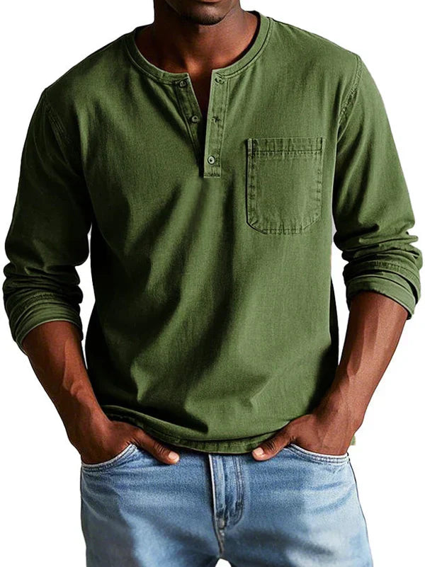 Men's Breasted Shirt | Long Sleeve