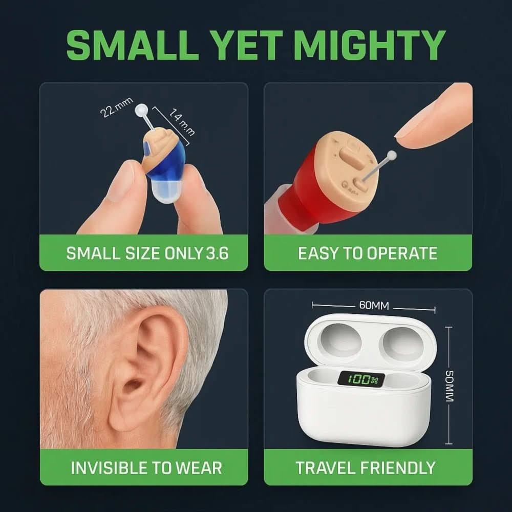 Invisible In-Ear Hearing Aids for Superior Sound Quality