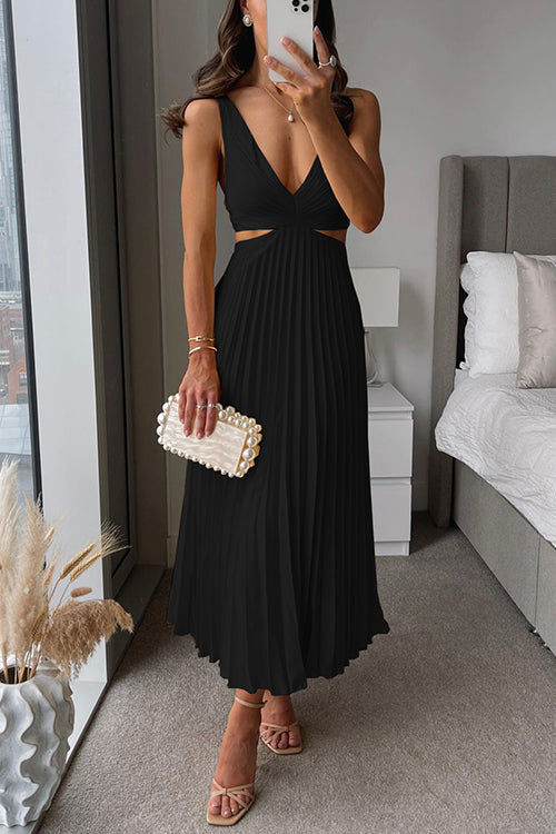 Party V-Neck Loubei Dress | Long