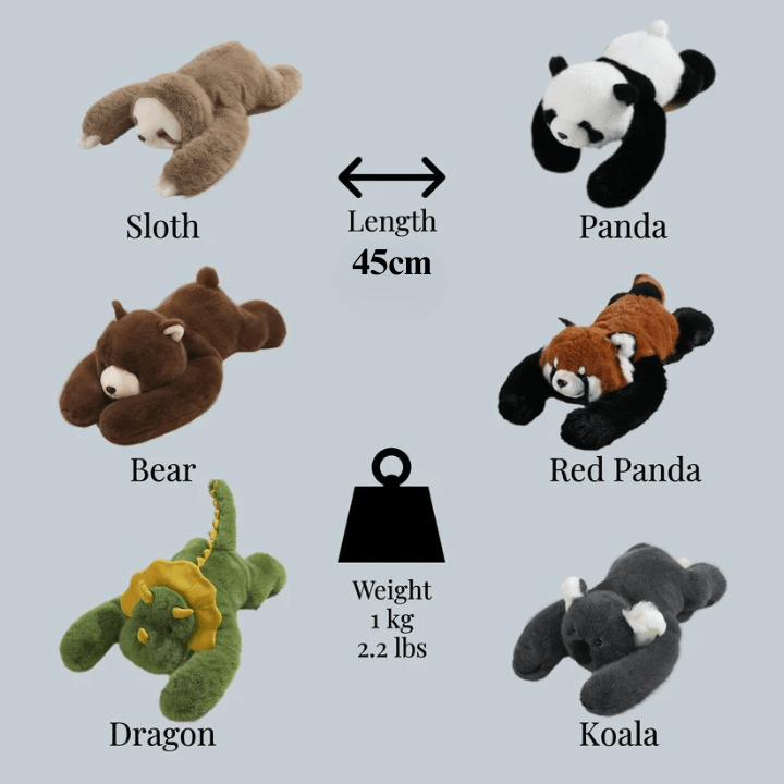 Ultra-Soft Faux Fur Stress-Relieving Cuddle Companion