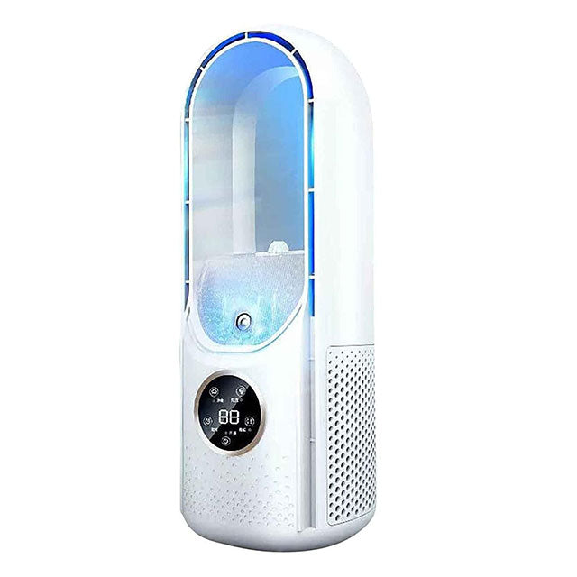 Silent Bladeless Portable Air Conditioner: Ergonomic Design for Home and Office Use
