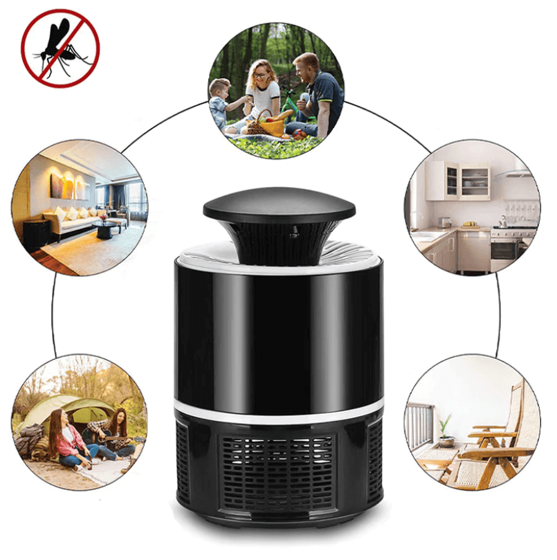 Silent UV Mosquito Lamp with USB and Anti-Shock System