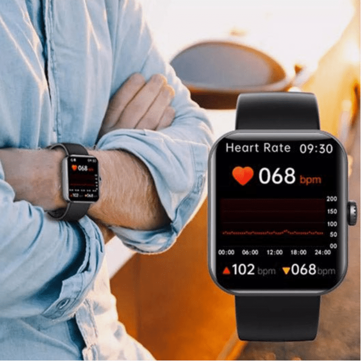 Health Monitoring Watch – Non-Invasive Blood Sugar Measurement & Real-Time Vital Signs Tracking