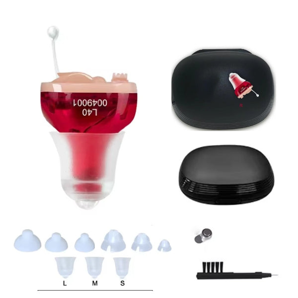 In-Ear Rechargeable Hearing Aids with Clear Sound