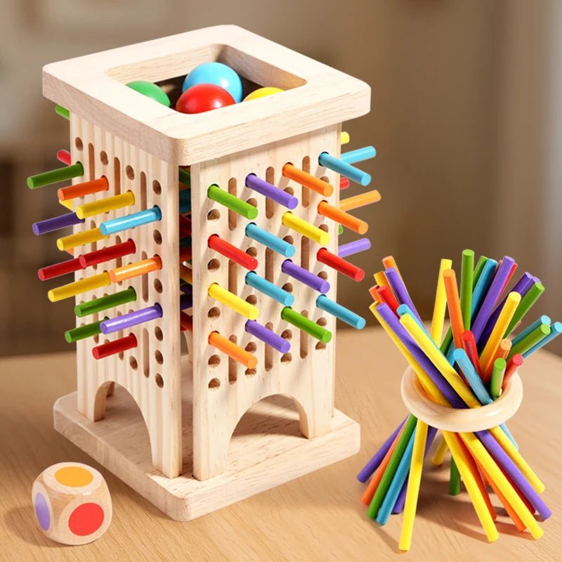 Montessori Counting Sticks Set for Cognitive Growth and Coordination
