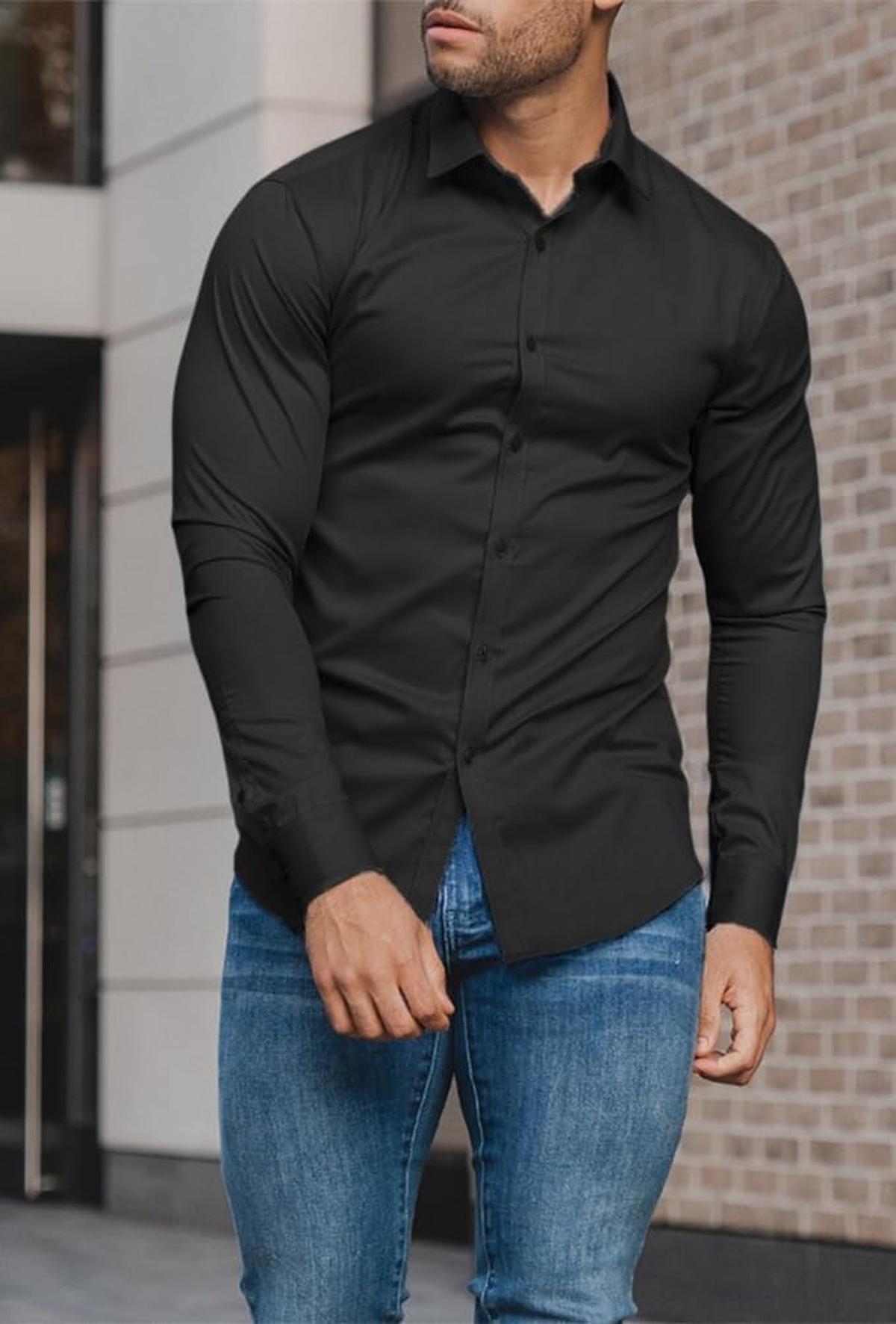 Men's Long Sleeve Shirt | Tight