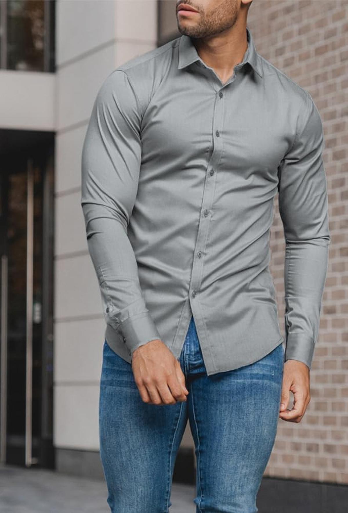 Men's Long Sleeve Shirt | Tight