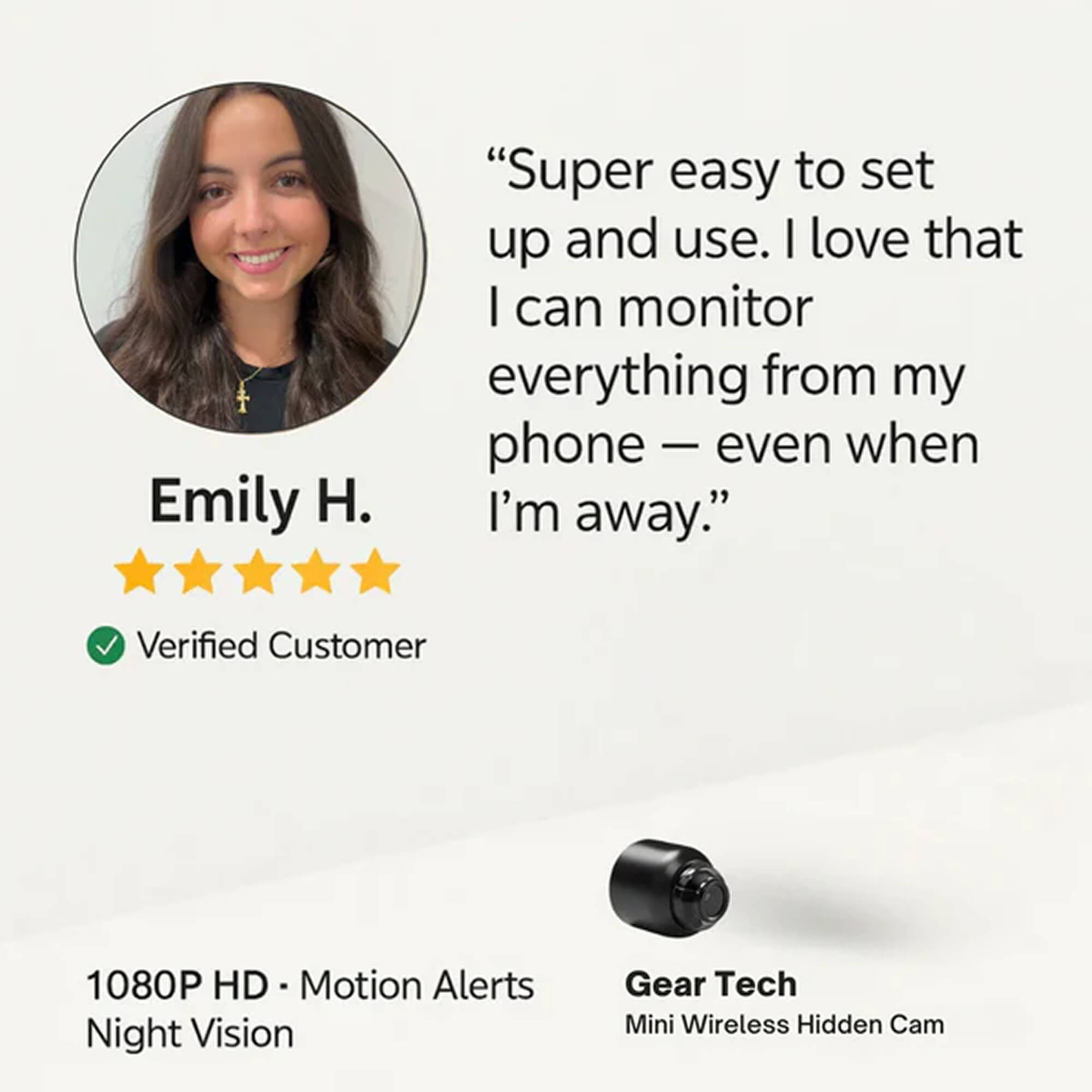 Wireless Nanny Surveillance Camera with Audio