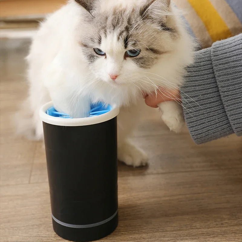 Automatic Paw Cleaning Cup with Soft Bristles