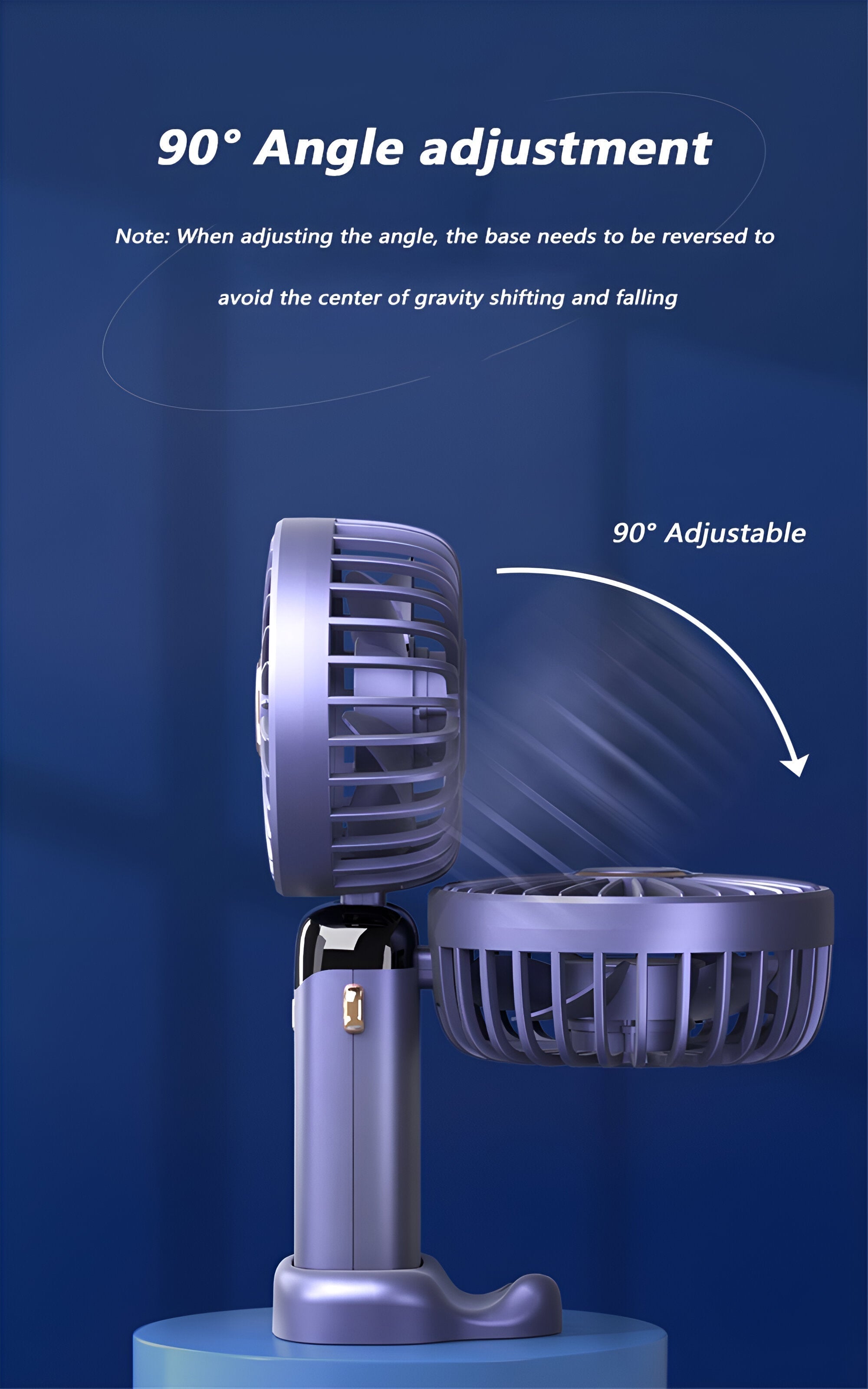 Rechargeable Handheld Mini Fan for Instant Cooling