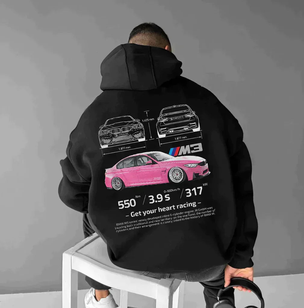 Men's Racing Hoodie | Graphic Print