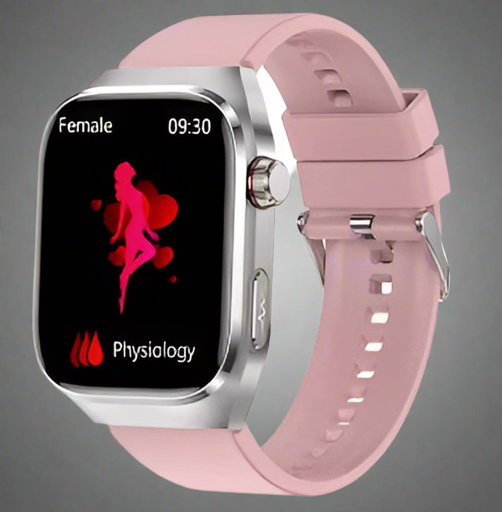 Smartwatch for Blood Sugar Monitoring, ECG, Uric Acid Measurement, Bluetooth Connectivity