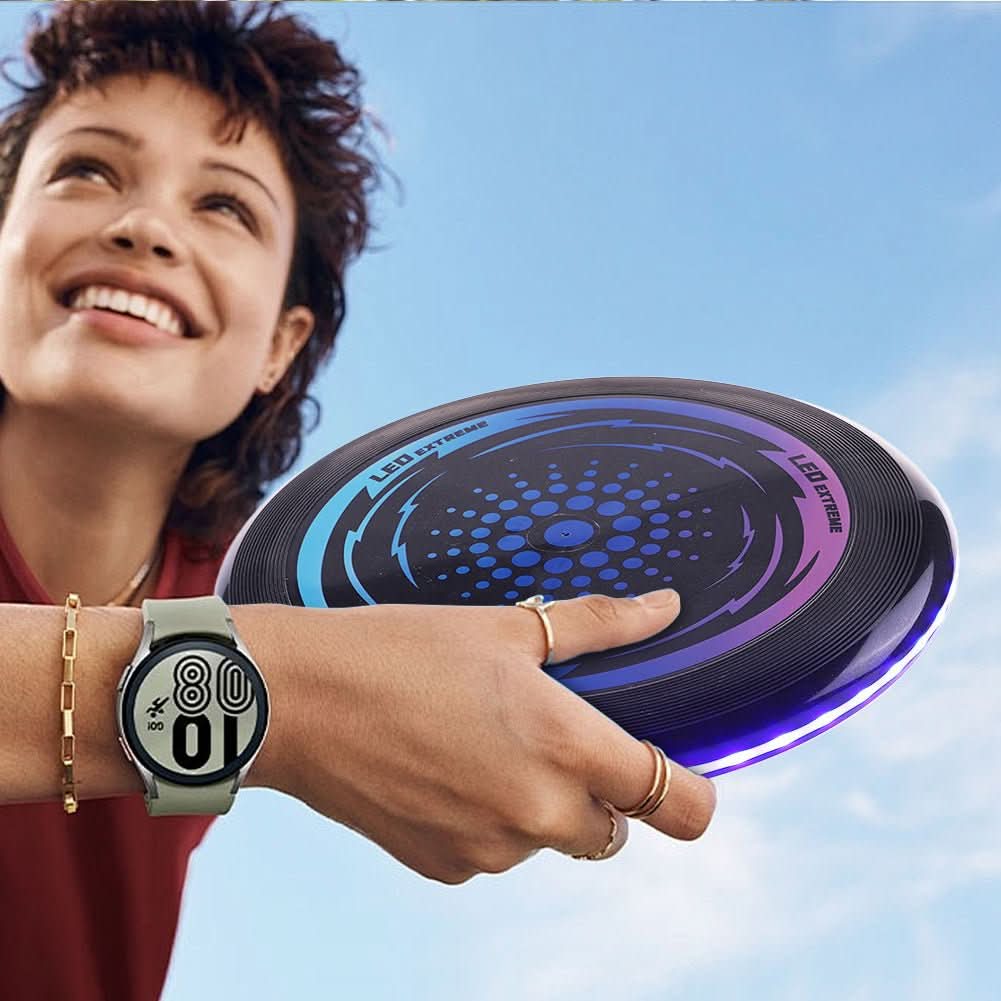 LED Glowing Frisbee for Night Games & Outdoor Fun
