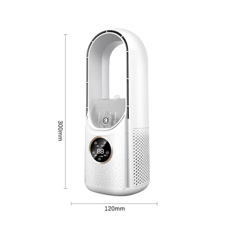 Silent Bladeless Portable Air Conditioner: Ergonomic Design for Home and Office Use