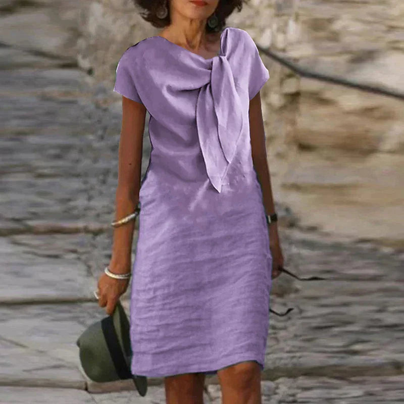 Mini Short Sleeve Evening Dress for Women | Elegant Party Style