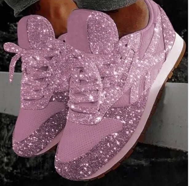 Women's Glitter Sneakers | Comfortable