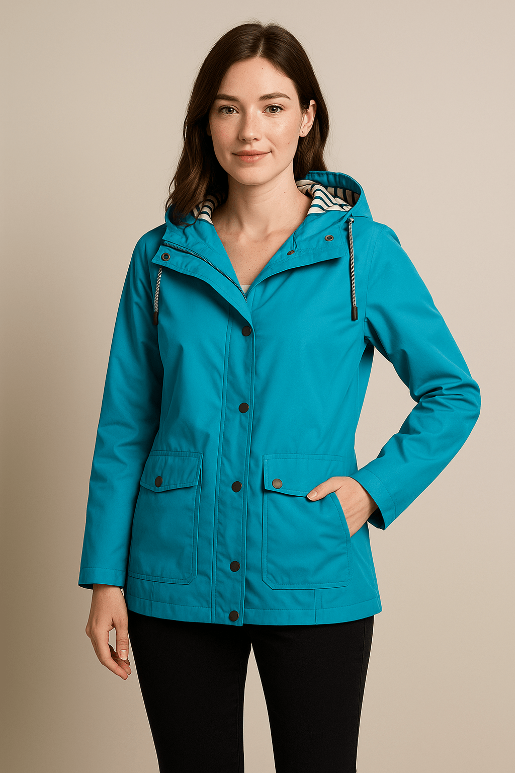 Women's Resistant Raincoat Jacket | Hood