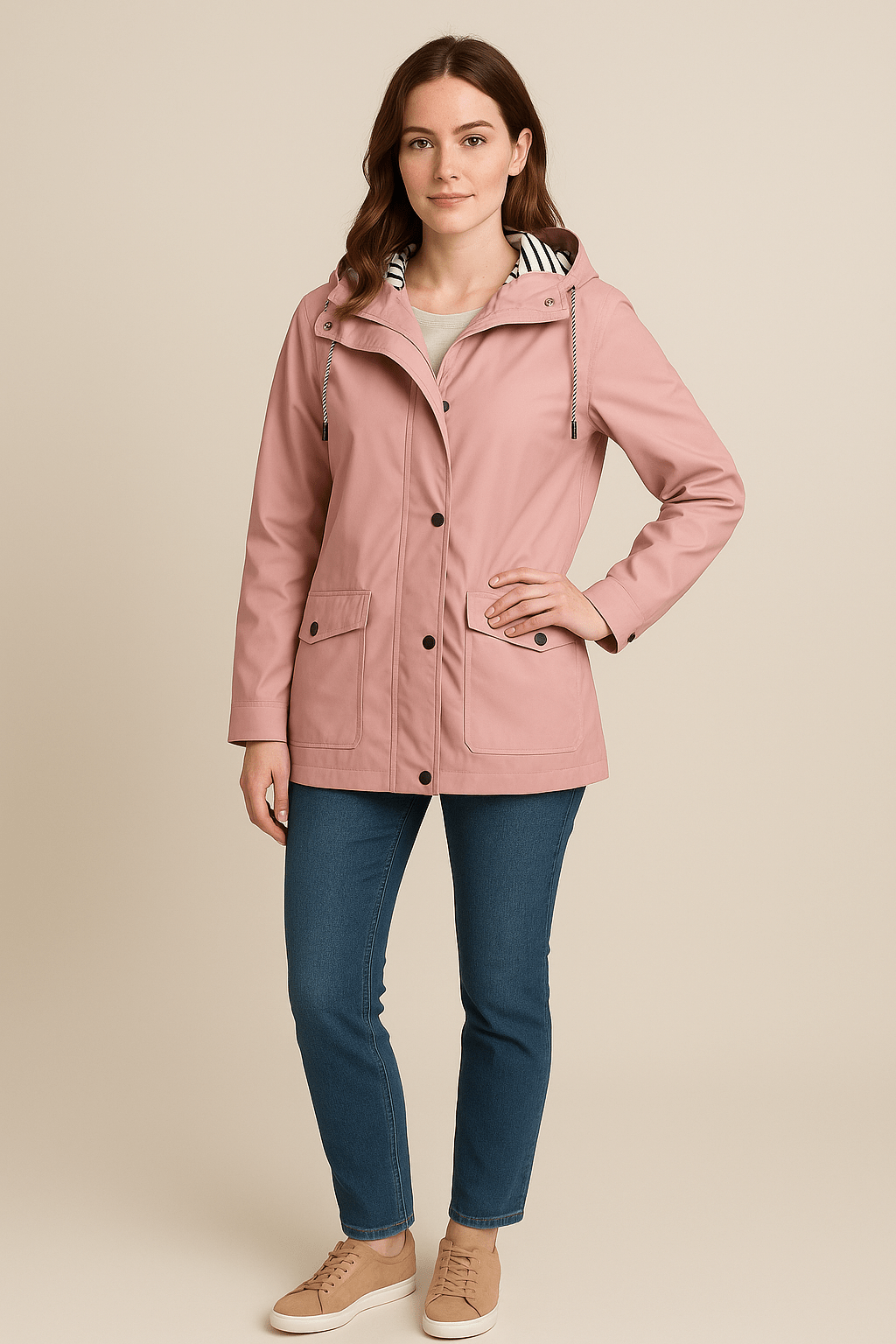 Women's Resistant Raincoat Jacket | Hood