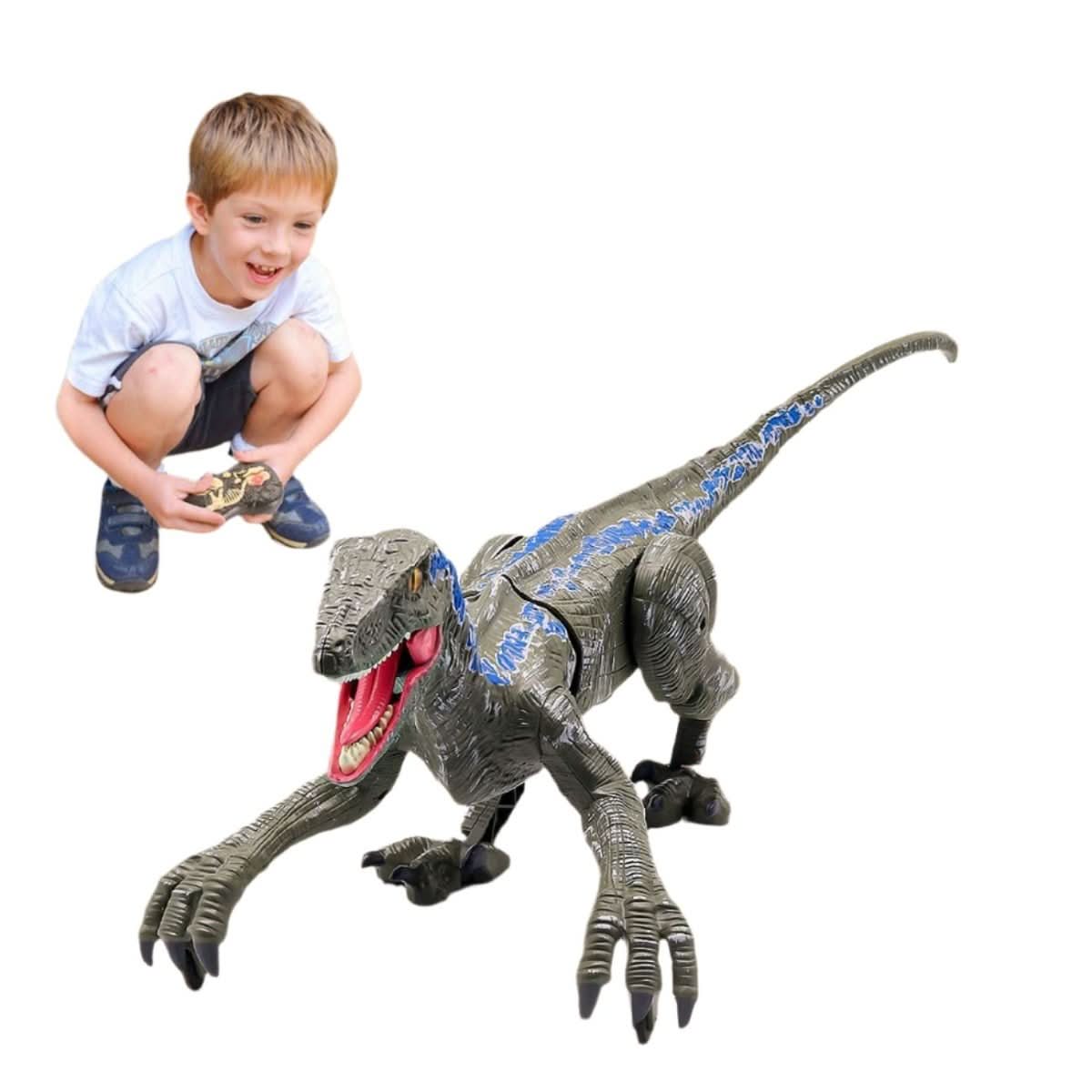 Interactive Dinosaur Toy with Light & Sound for Prehistoric Fun